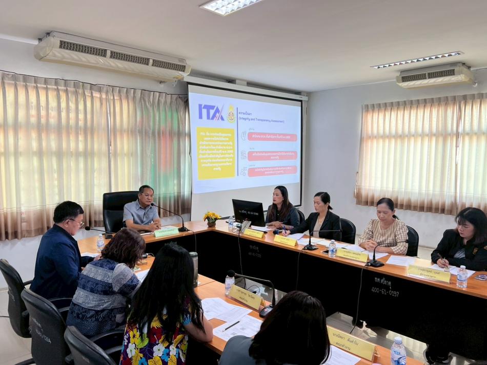 การประชุมคณะทำงานเพื่อสนับสนุนการประเมินคุณธรรม และความโปร่งใสในการดำเนินงานของหน่วยงานภาครัฐ  เทศบาลตำบลศรีธาตุ ครั้ง ที่ 1/2569